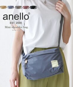 Alternative view of anello（アネロ）/ 温かみのあるコットン調撥水生地！横長シルエットがお洒落なミニショルダー