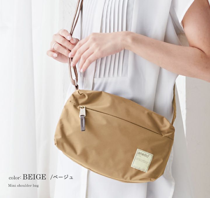 anello(アネロ)/ 温かみのあるコットン調撥水生地!横長シルエットがお洒落なミニショルダー - Image 10