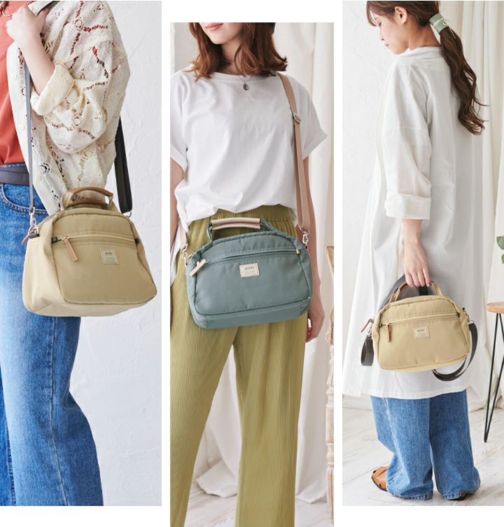 anello(アネロ)/ 使いやすい絶妙サイズの2wayミニボストン。コロンとしたラウンド型が可愛い♪ - Image 5