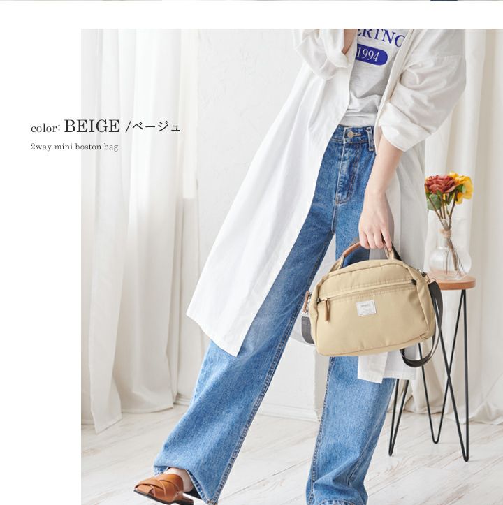 anello(アネロ)/ 使いやすい絶妙サイズの2wayミニボストン。コロンとしたラウンド型が可愛い♪ - Image 12