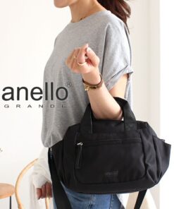 Alternative view of anello（アネロ）/ コットン調生地と丸みのある形で上品かわいいミニボストン