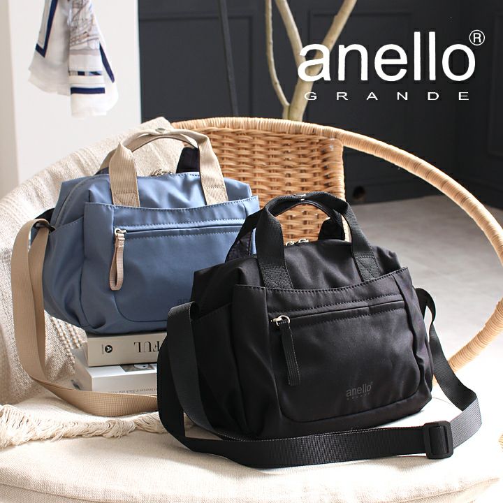 anello(アネロ)/ コットン調生地と丸みのある形で上品かわいいミニボストン - Image 3