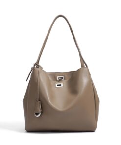 Alternative view of 高級感のある万能フラップなしレディースバッグ 通勤 斜めがけ 脇下バッグ 牛革 大容量 ハンドバッグ トートバッグ カジュアル