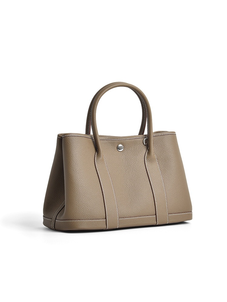 2025年新作 高級感のある マルチコーデ ガーデン風 本革(牛革一枚革) ハンドル付きバケットバッグ レディース 大容量 ショルダー&斜め掛け