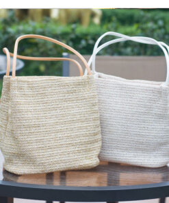 Alternative view of 2025年新作 韓国風 ストロー編み バケットバッグ カジュアル ショルダーバッグ レディース ファッション