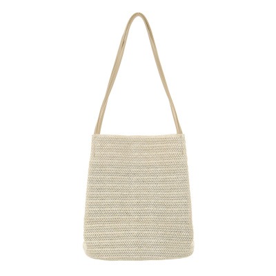 2025年新作 韓国風 ストロー編み バケットバッグ カジュアル ショルダーバッグ レディース ファッション - Image 11