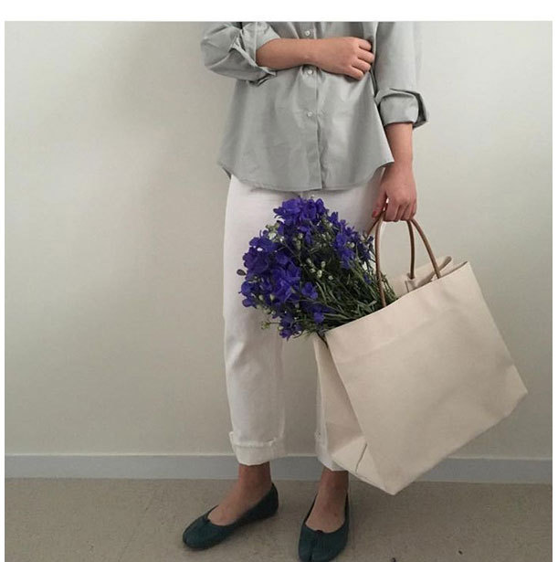 シンプル ハンドバッグ 大きめトートバッグ 新作 ナチュラル レディース 帆布バッグ ショルダーバッグ - Image 5