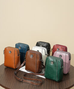 2025新作 大容量 スマホポーチ レディース シンプル 本革 ショルダーバッグ 小さめ 通勤 多用途 斜め掛けバッグ